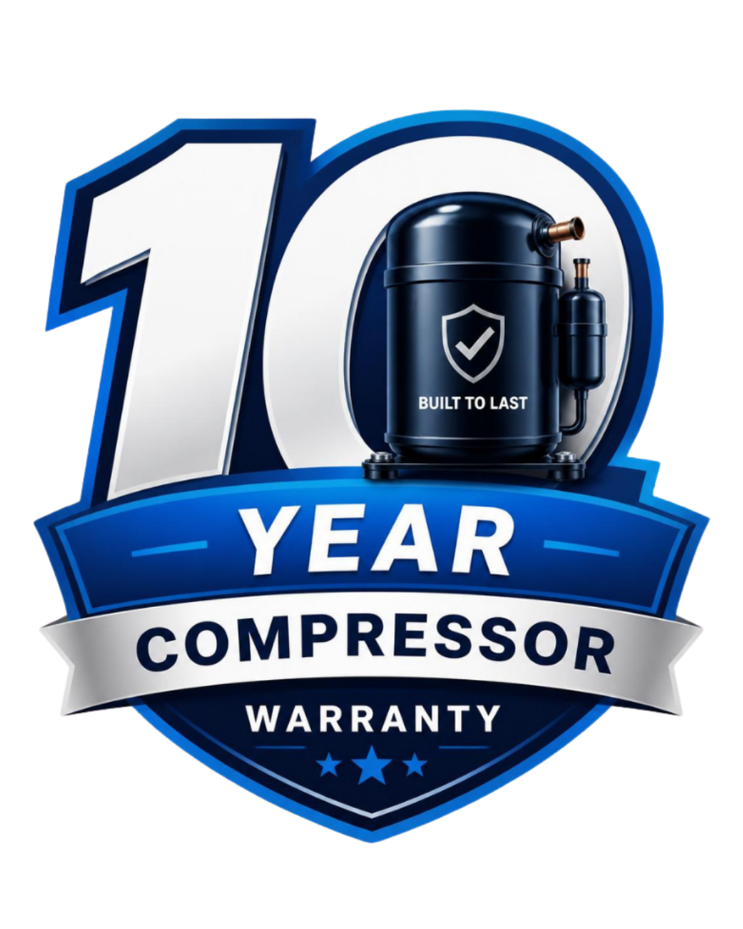 10 Yıl Kompresör Garantisi!